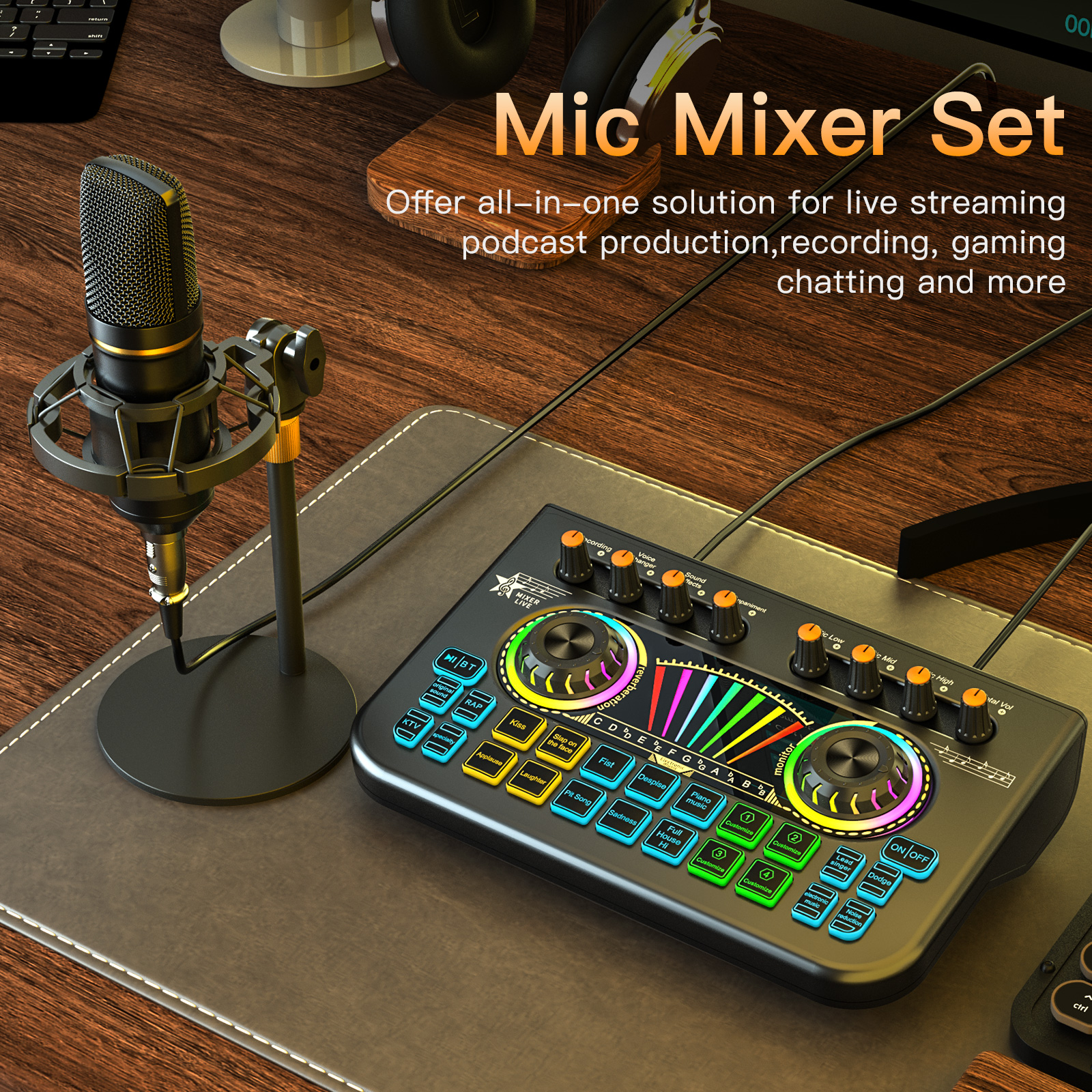 Pc Gaming Live Streaming - NXG Audio Mixer, Voice Changer, Noise