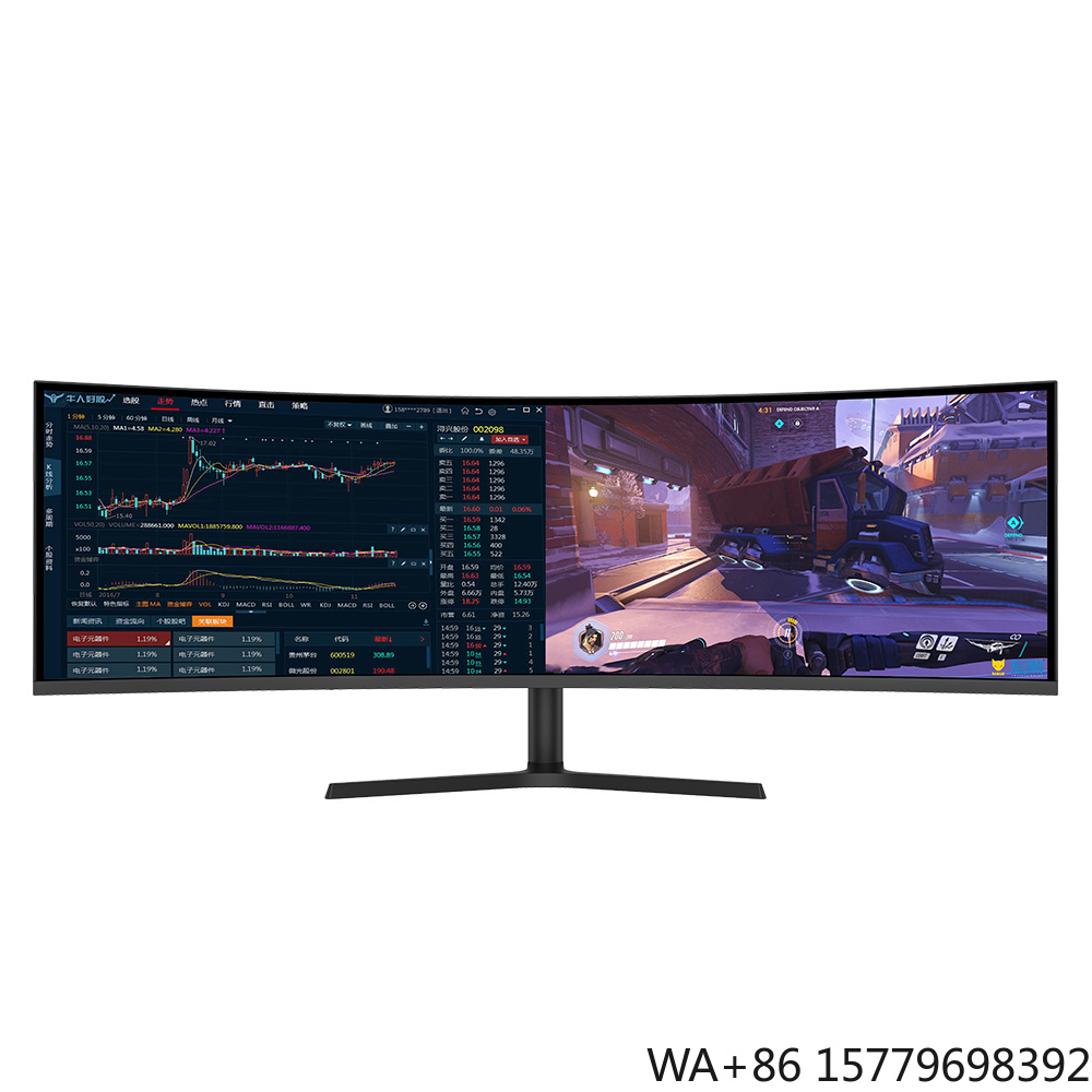 Pc Gaming Ultrawide Monitor - HVA Screen 49inch for Gaming Pc
