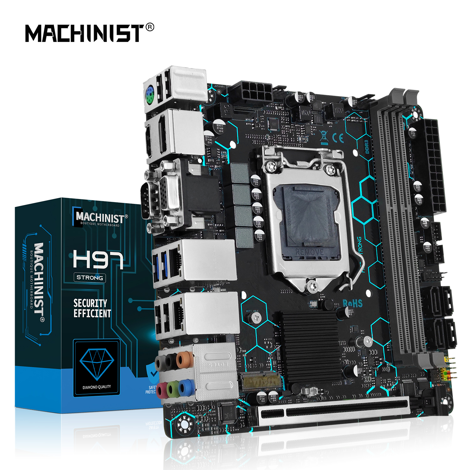 Pc Gaming Core I7 - MACHINIST H97 STRONG Motherboard LGA1150 support