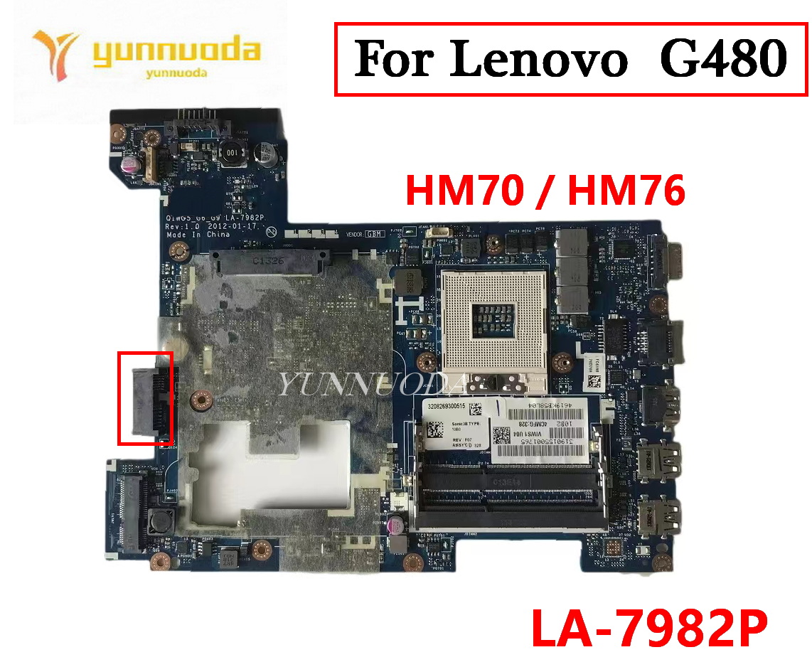 Pc Gaming Ddr3 - LA-7982P For Lenovo G480 G580 laptop