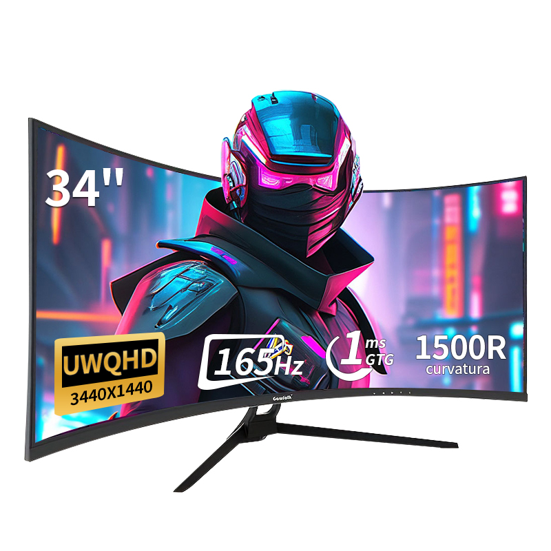 Pc Gaming Ultrawide Monitor - Gawfolk 34 Inch Ultrawide Curved Gaming