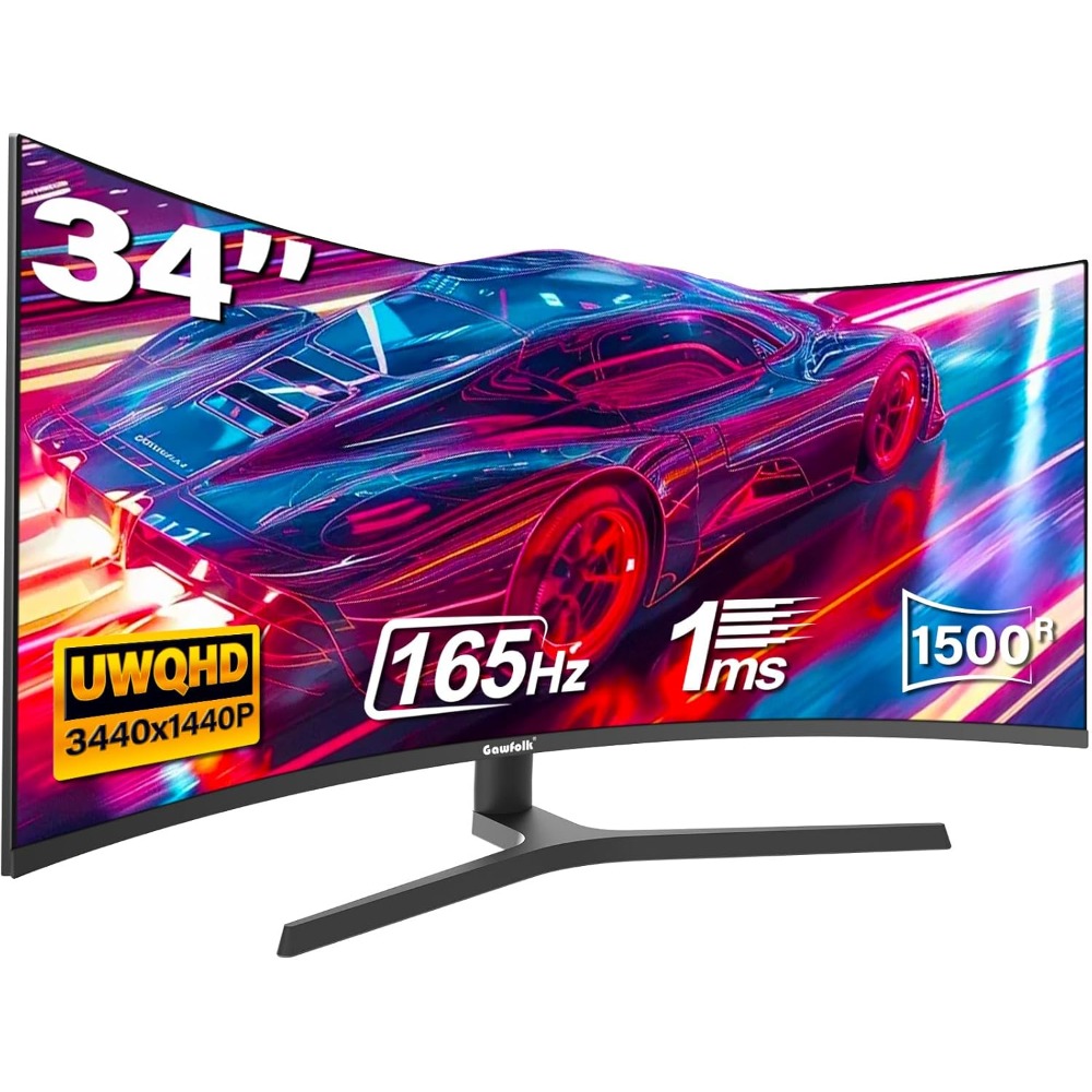 Pc Gaming Ultrawide Monitor - 34 Inch Ultrawide Curved Gaming Monitor,
