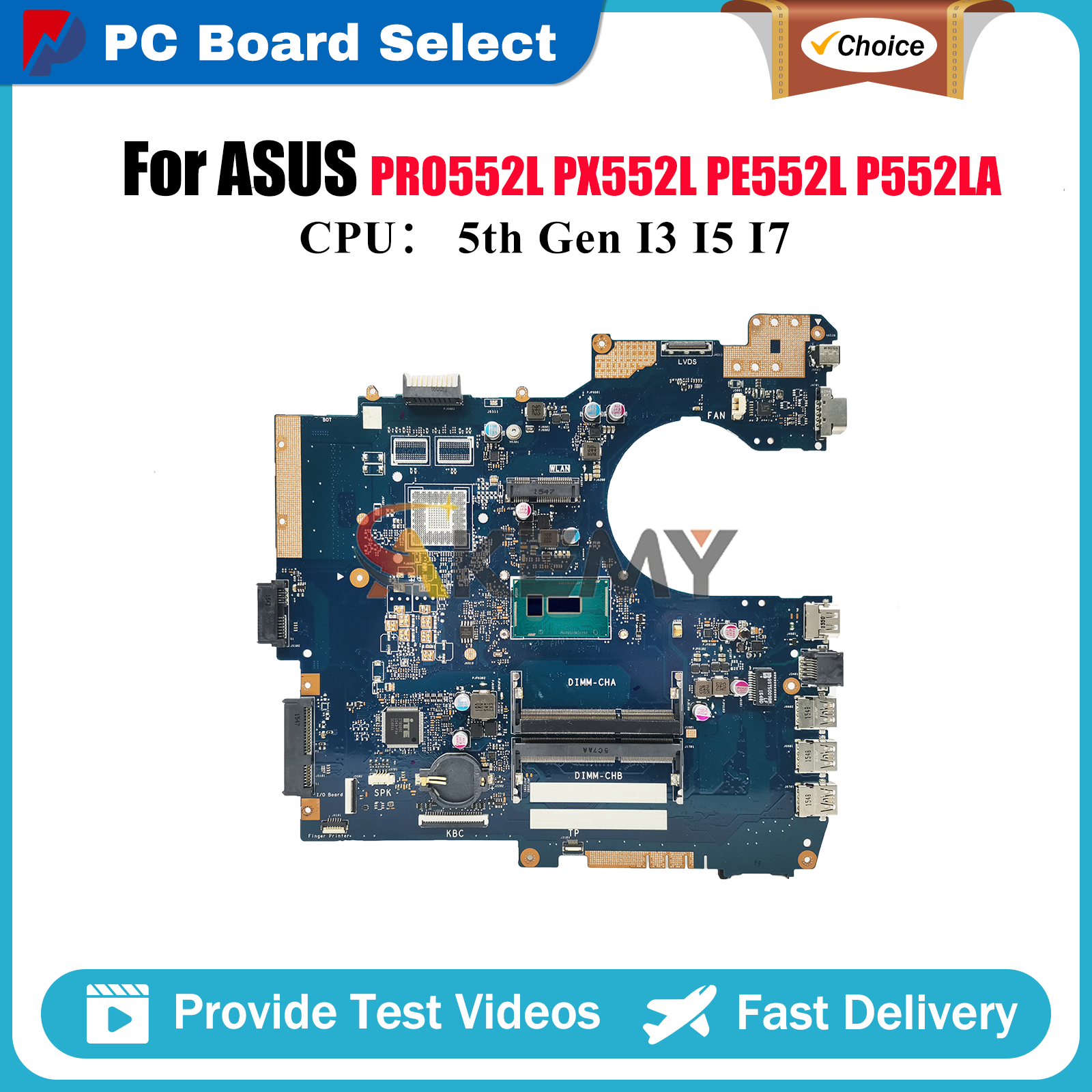 Pc Gaming Ddr3 - P552LA Laptop Motherboard For ASUS ProArt