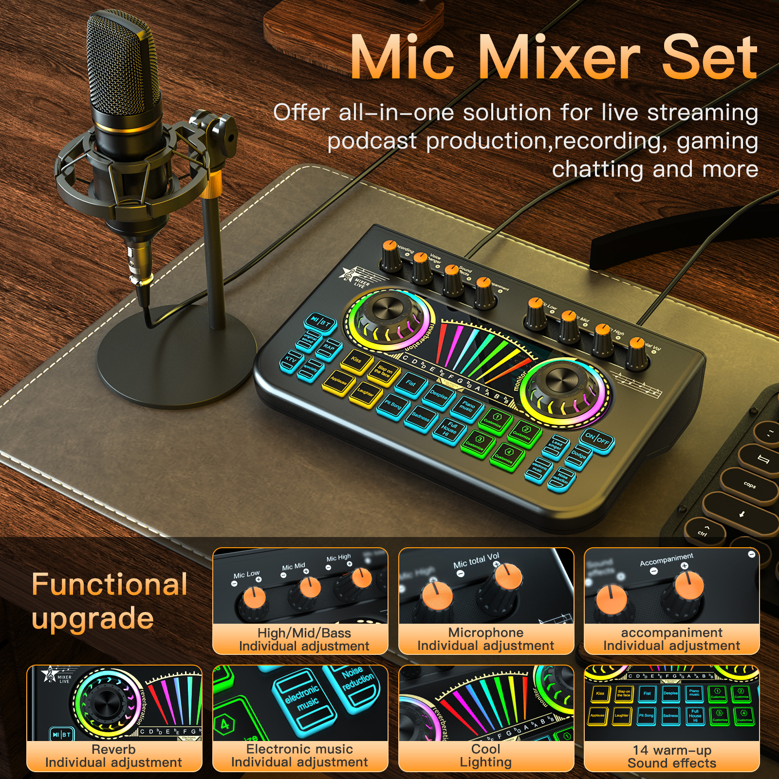 NXG Audio Mixer, Voice Changer - Pc Gaming Live Streaming review and price