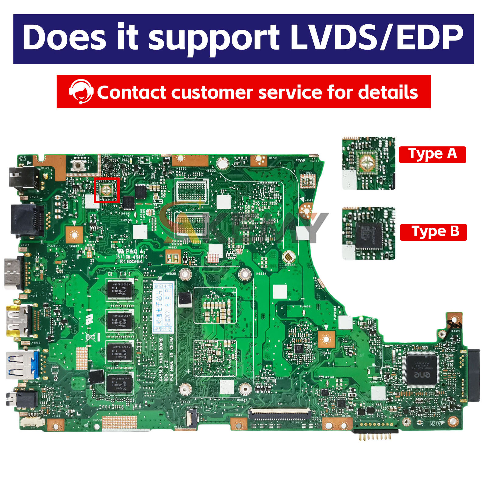 X455LA Laptop Motherboard For  - Pc Gaming Ddr3 review and price