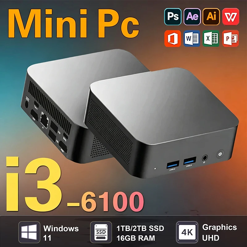 2026 Mini PC Intel Core i3-610 - Pc Gaming Laptop review and price
