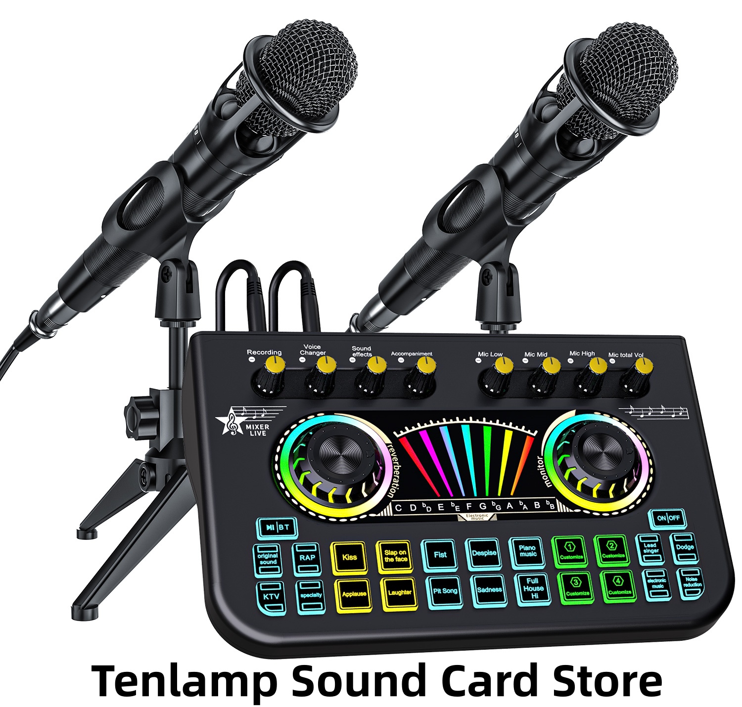 Tenlamp Sound Board to Play Mu - Pc Gaming Live Streaming review and price