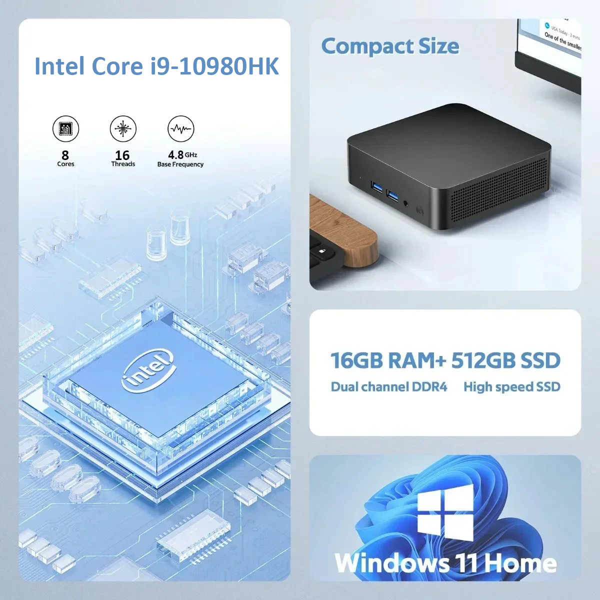 NEW MINI PC Computer Intel Cor - Pc Gaming Intel Core I9 review and price