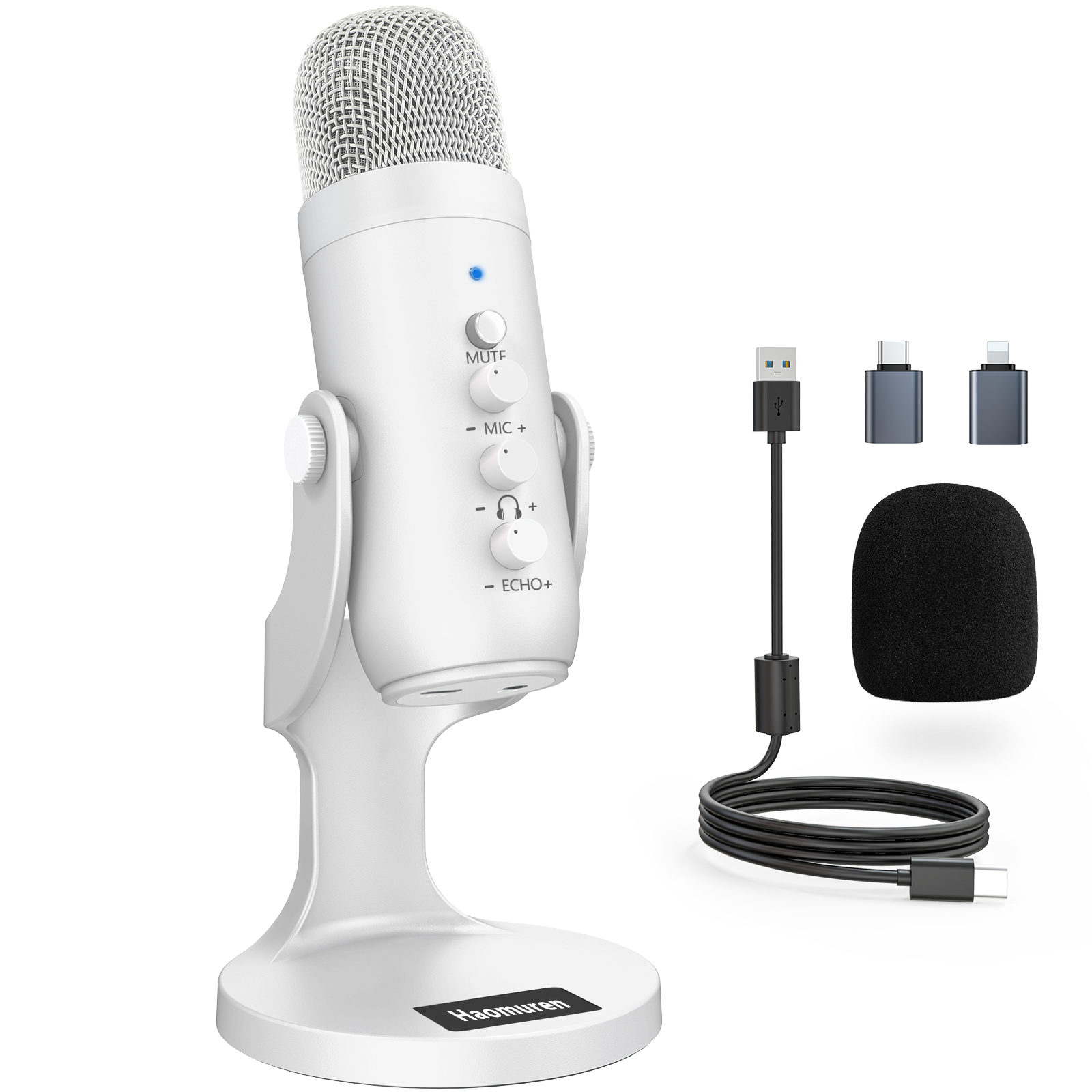 Professional White USB Condens - Pc Gaming Youtubers review and price