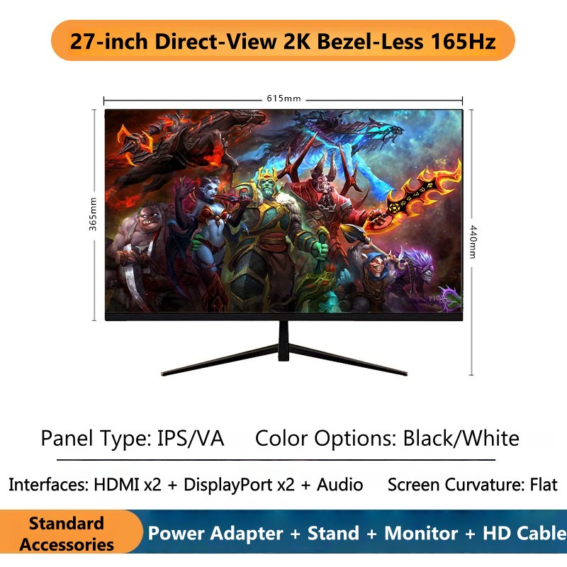 27 Inch 2K Curved Gaming Monit - Pc Gaming Ultrawide Monitor review and price