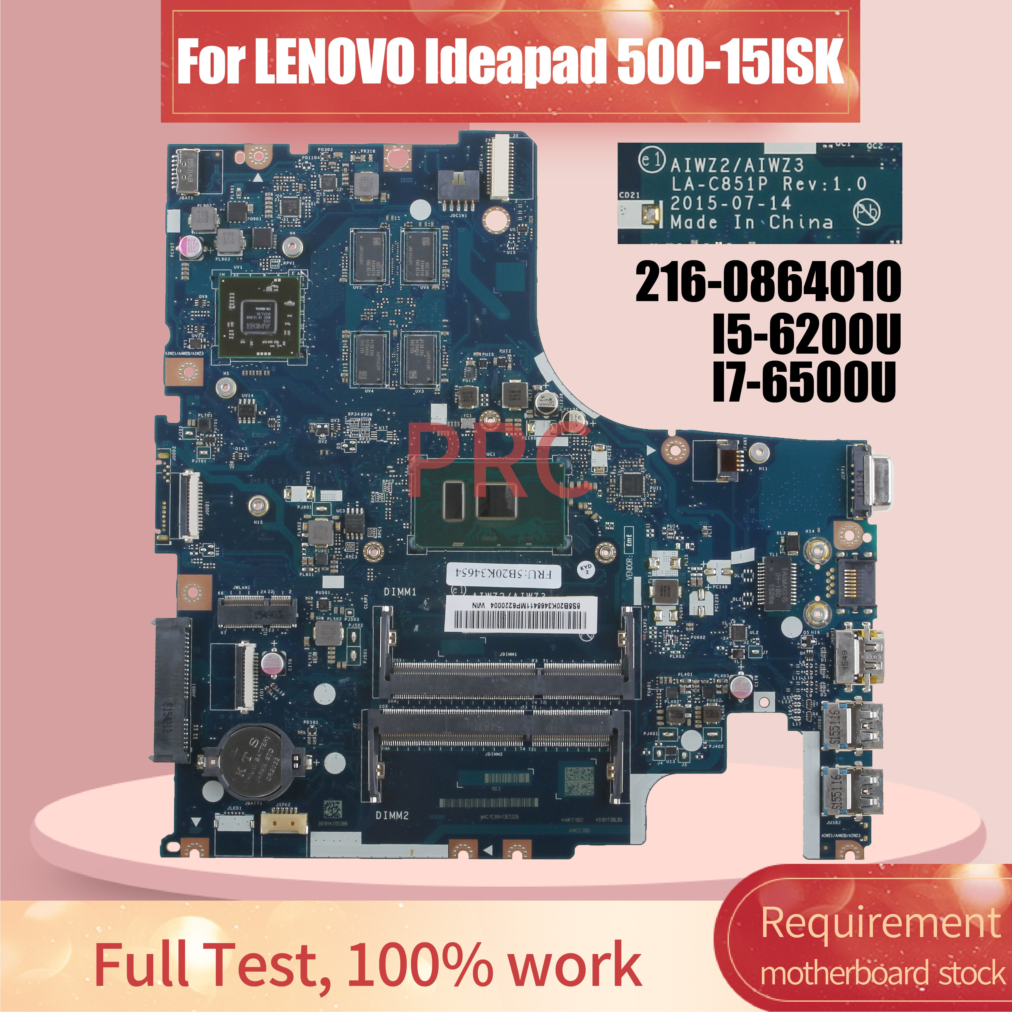 LA-C851P For LENOVO Ideapad 50 - Pc Gaming Ddr3 review and price
