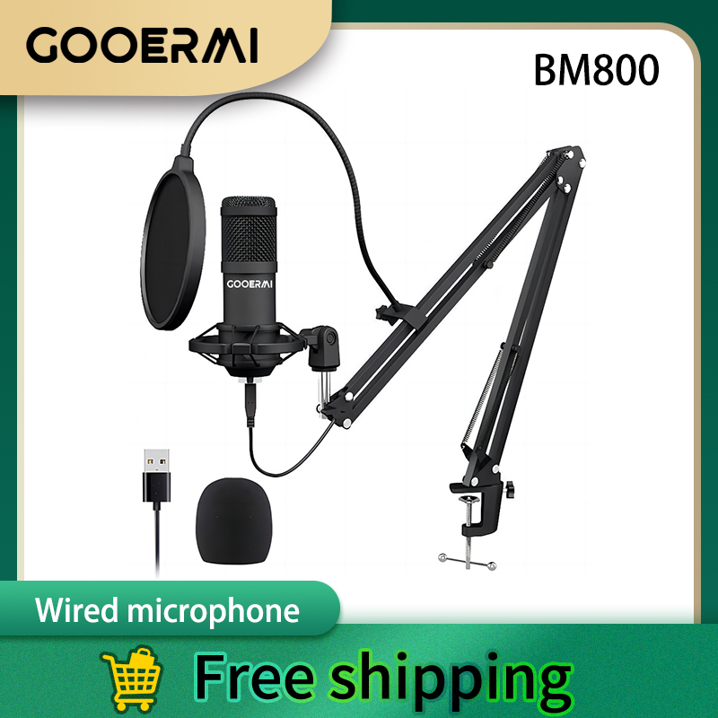 GOOERMI BM800 Professional USB - Pc Gaming Youtubers review and price