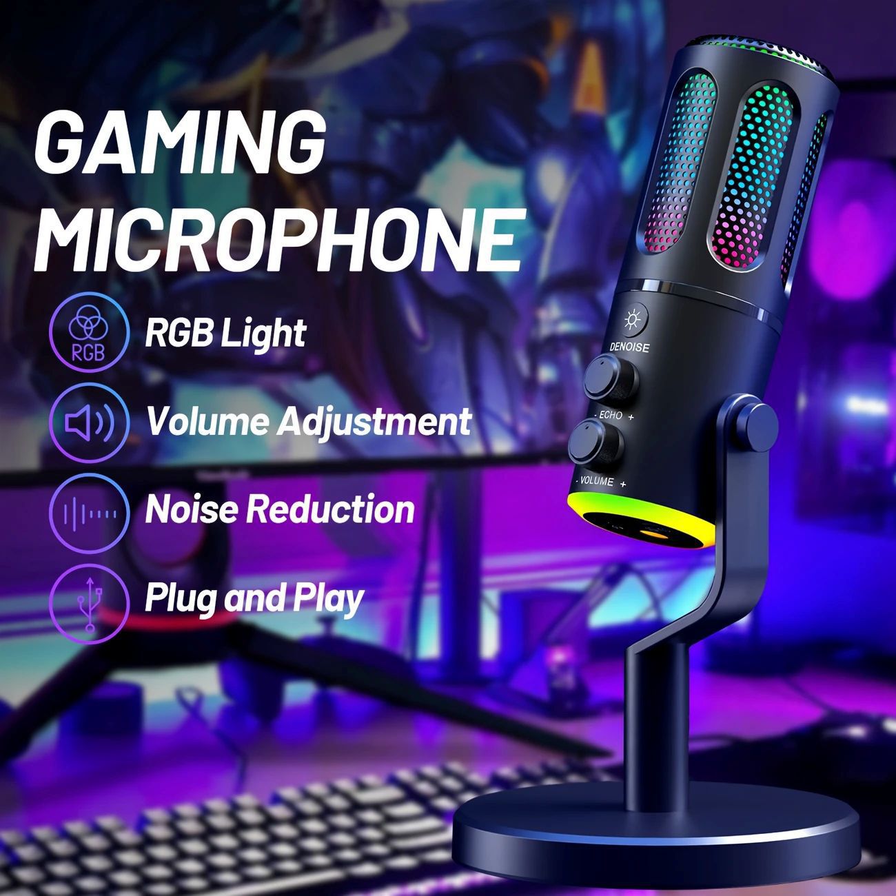 USB Gaming Microphone SU8 for  - Pc Gaming Live Streaming review and price