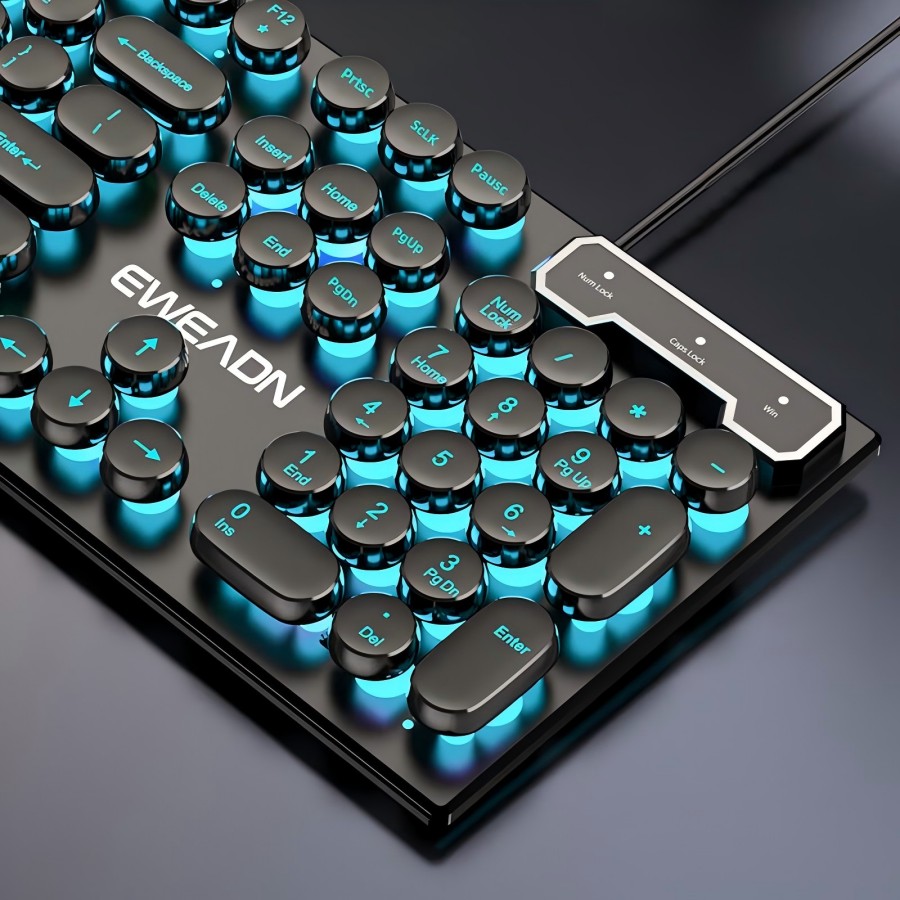EWEADN Typewriter Gaming Keybo - Pc Gaming Laptop review and price