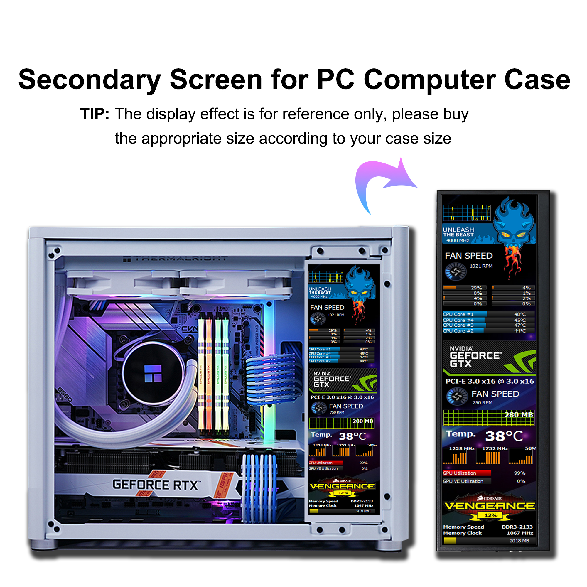 Wisecoco 12.6 Inch Capacitive  - Pc Gaming Ultrawide Monitor review and price