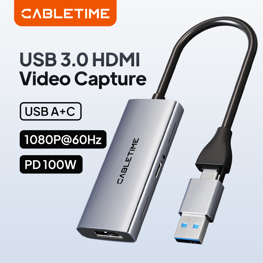 CABLETIME Video Capture Card 4 - Pc Gaming Live Streaming review and price