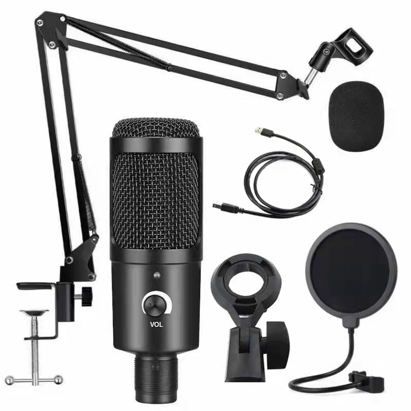 USB Condenser Microphone Recor - Pc Gaming Live Streaming review and price