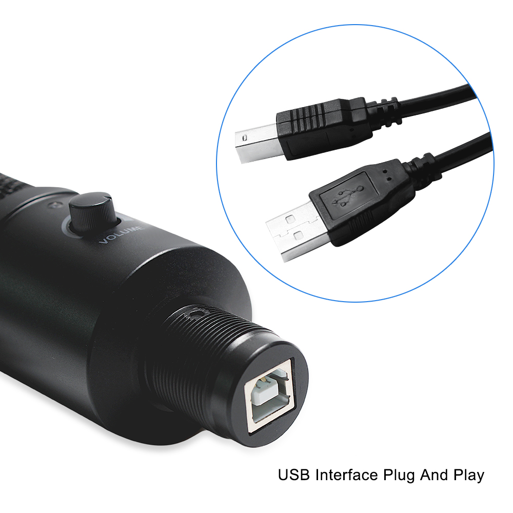 USB Condenser Microphone Recor - Pc Gaming Live Streaming review and price