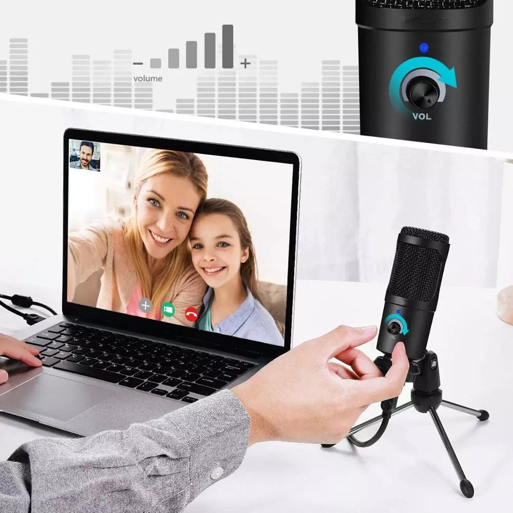 USB Condenser Microphone Recor - Pc Gaming Live Streaming review and price