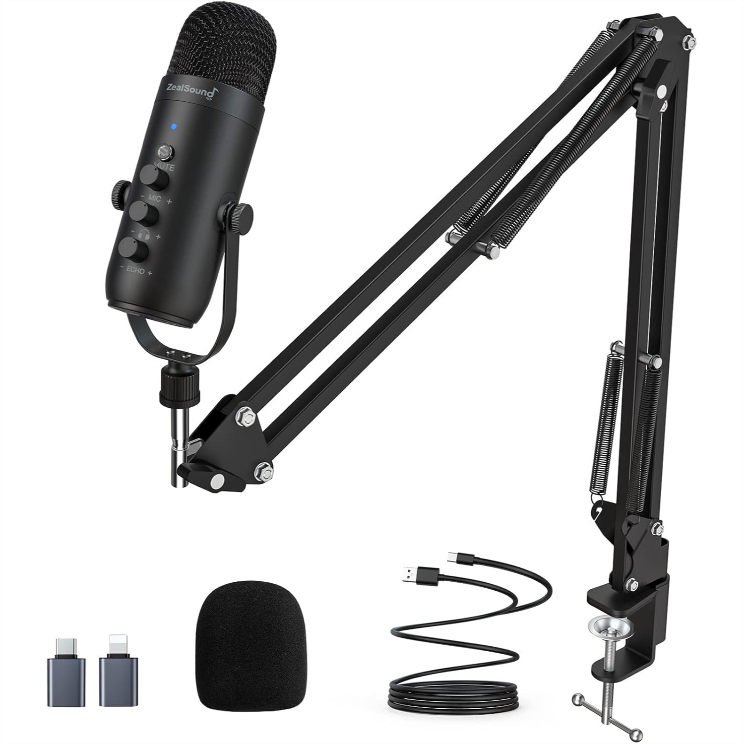 USB Podcast Microphone With Bo - Pc Gaming Youtubers review and price