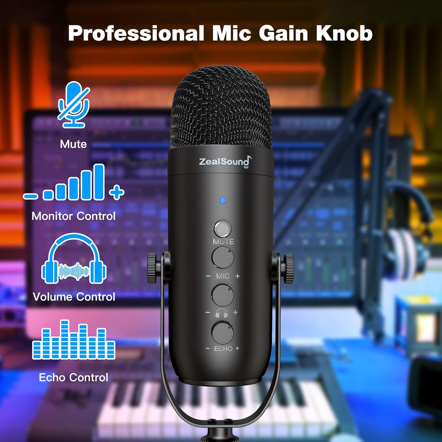 USB Podcast Microphone With Bo - Pc Gaming Youtubers review and price
