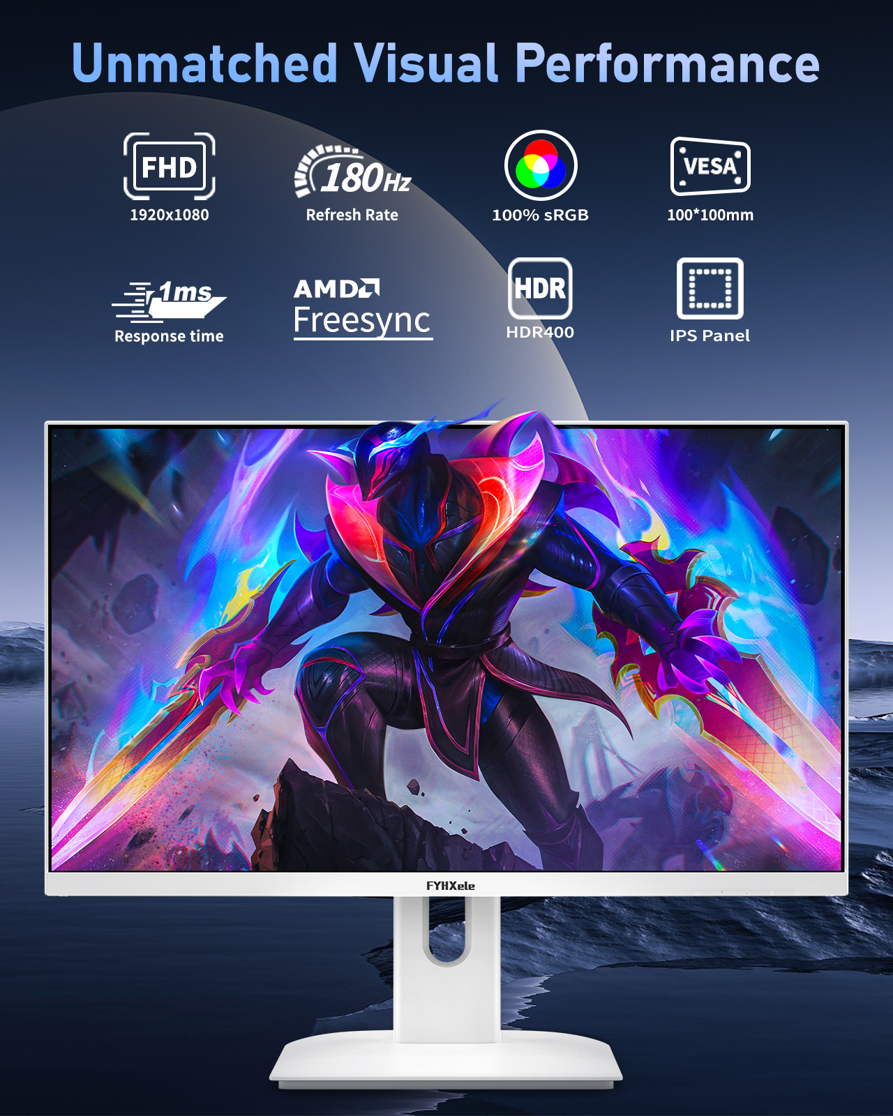 FYHXele 27 inch 180Hz IPS Gami - Pc Gaming Ultrawide Monitor review and price