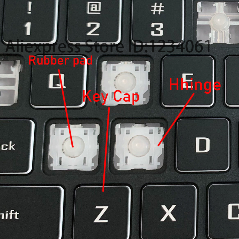 Original Key Cap Hinge Rubber  - Pc Gaming Legion review and price