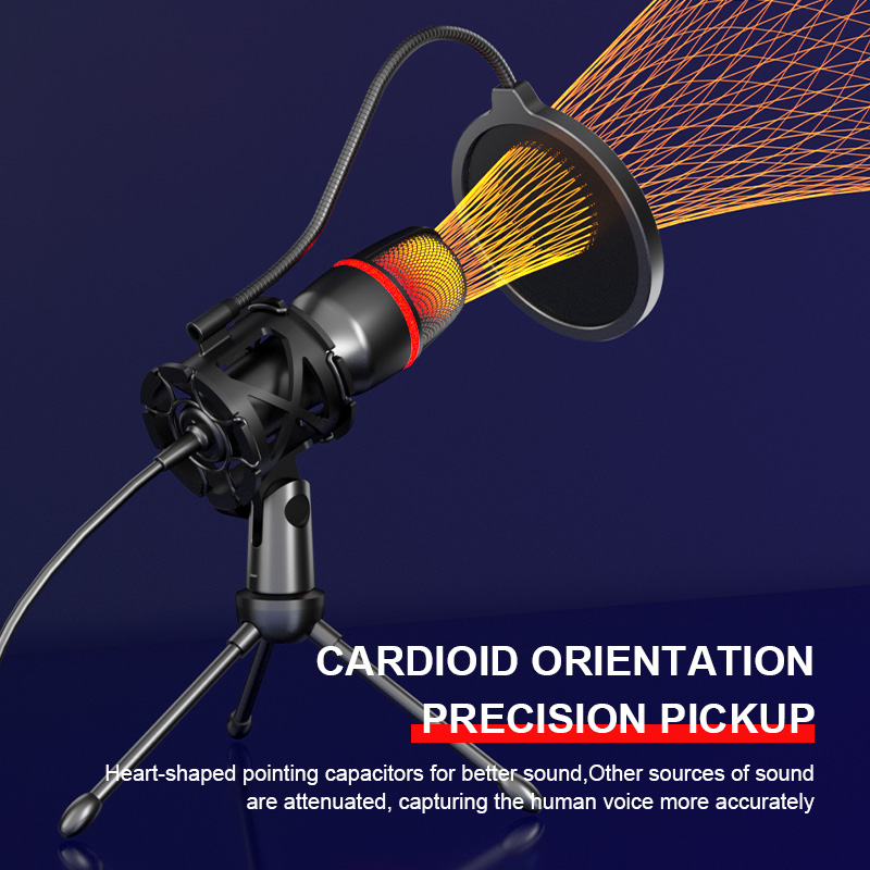 Professional Condenser Microph - Pc Gaming Live Streaming review and price