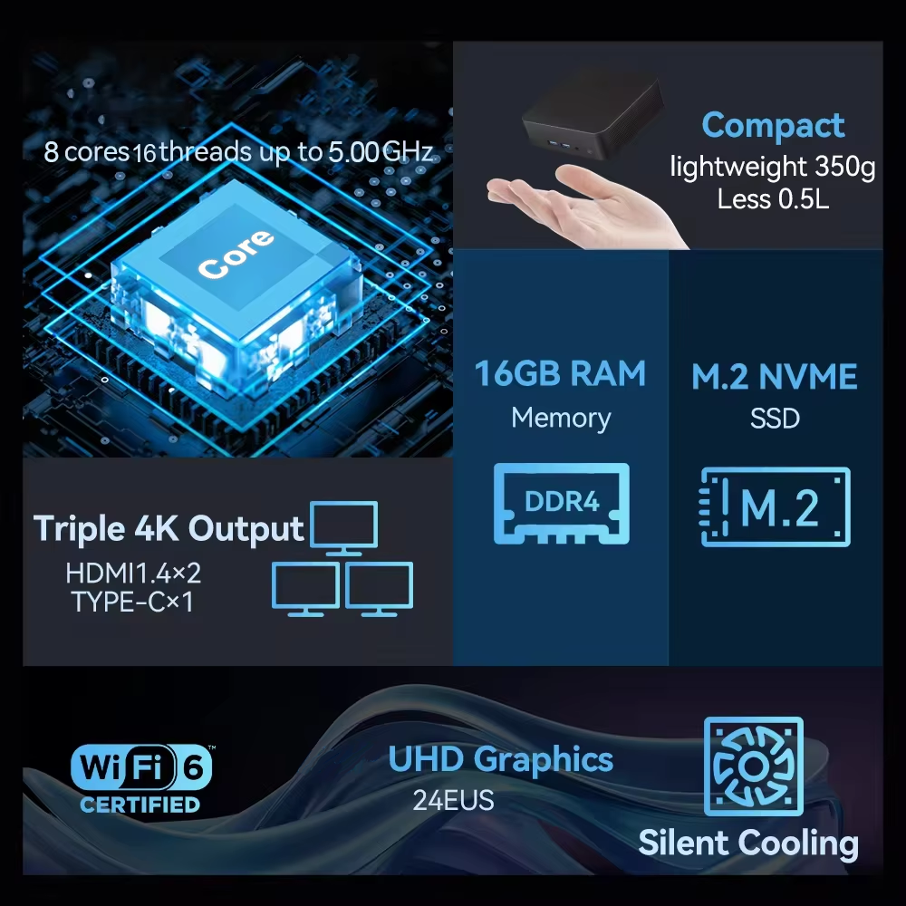 Mini PC Windows 11 Intel Core  - Pc Gaming Intel Core I9 review and price