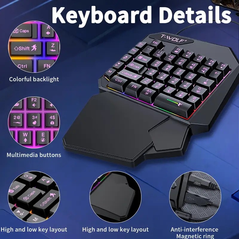 2 in1 Gaming Keyboard and Mous - Pc Gaming Uk review and price