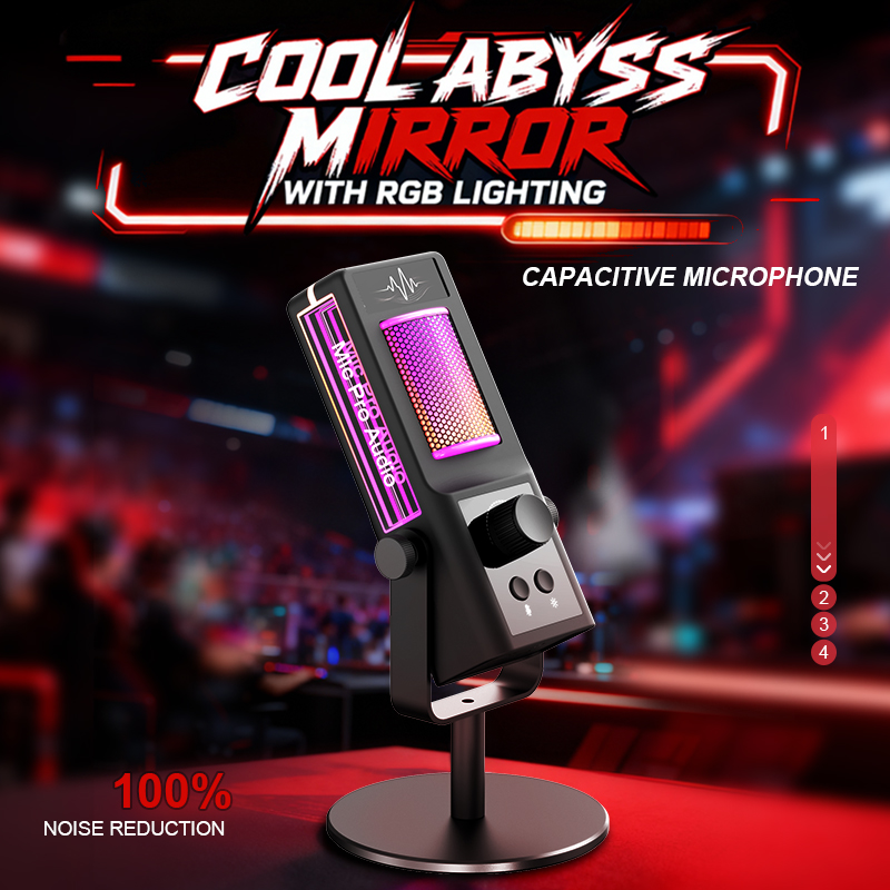 Rgb condenser microphone podca - Pc Gaming Live Streaming review and price