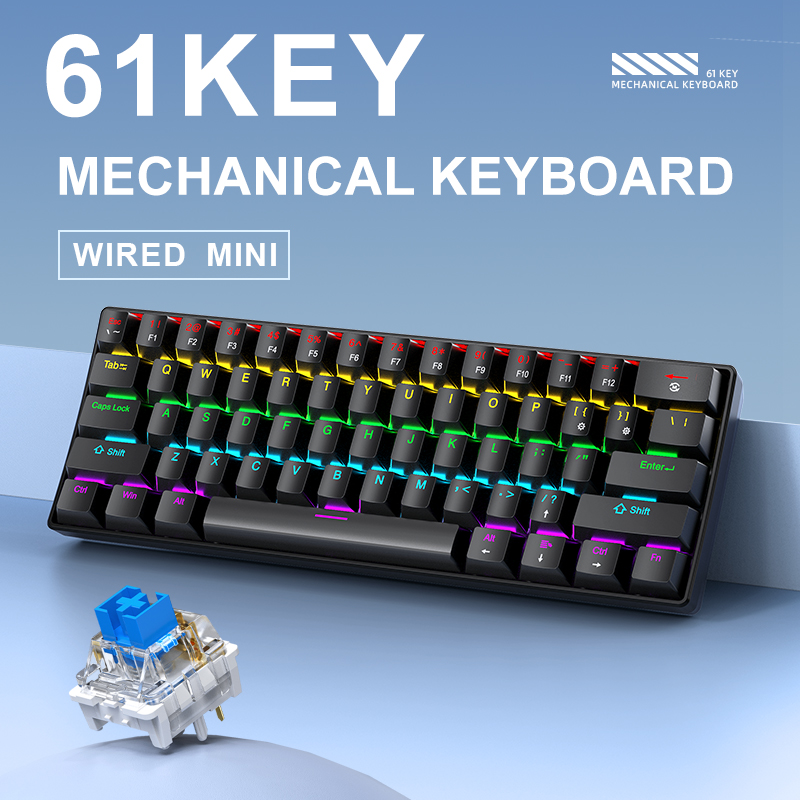 K61 Wired Mechanical Gaming Ke - Pc Gaming Uk review and price