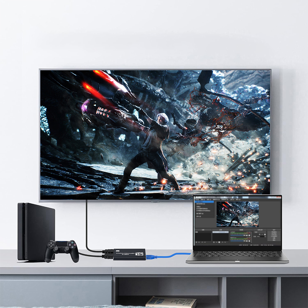 USB 3.0 4K HDMI-Compatible Cap - Pc Gaming Live Streaming review and price