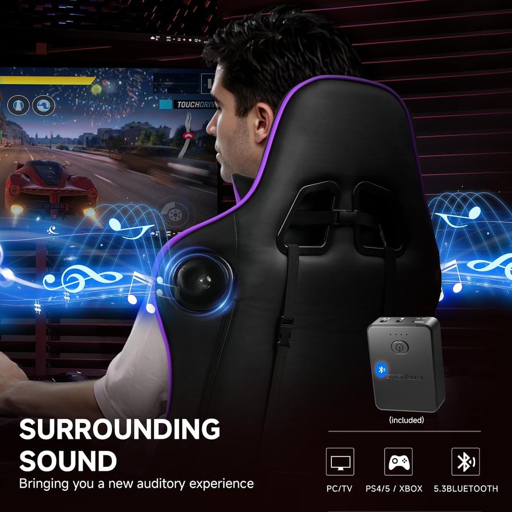 Bluetooth Gaming Chair with Ad - Gaming Speaker review and price