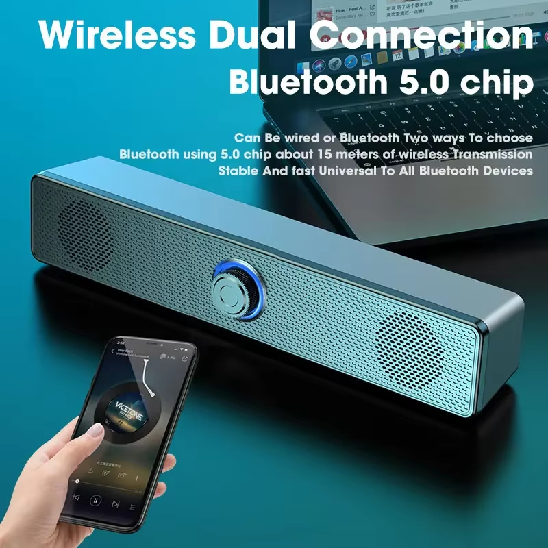 4D Surround Soundbar Bluetooth - Gaming Speaker review and price