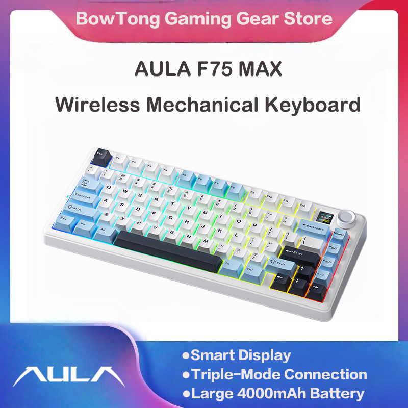 AULA F75 MAX 75% Tri-Mode Mech - Pc Gaming Uk review and price