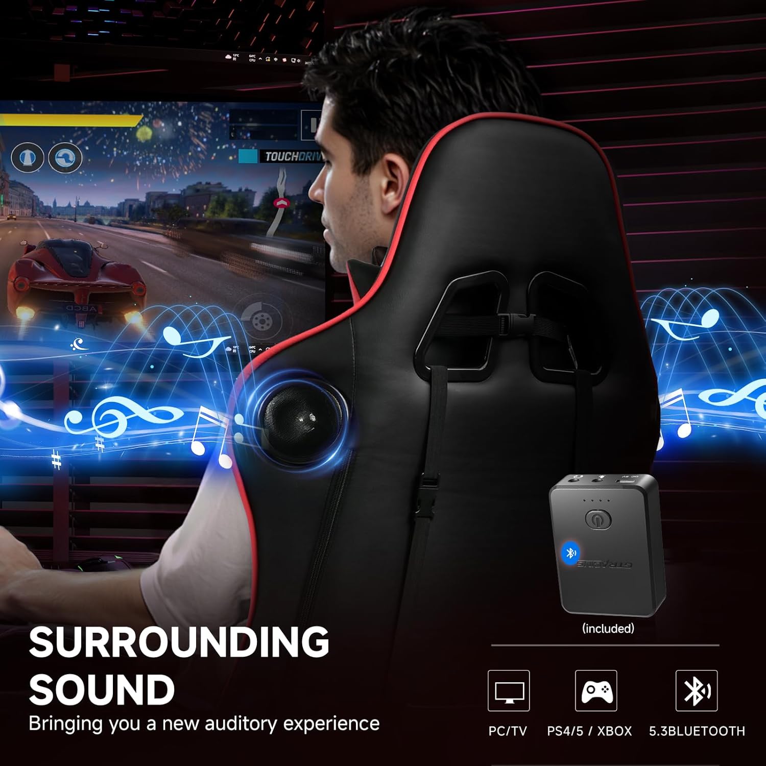 Gaming Chair with Bluetooth Sp - Gaming Speaker review and price