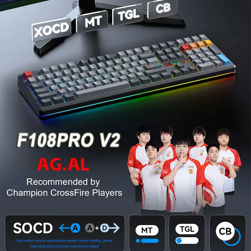 AULA F108 Pro V2 Mechanical Ke - Pc Gaming Uk review and price