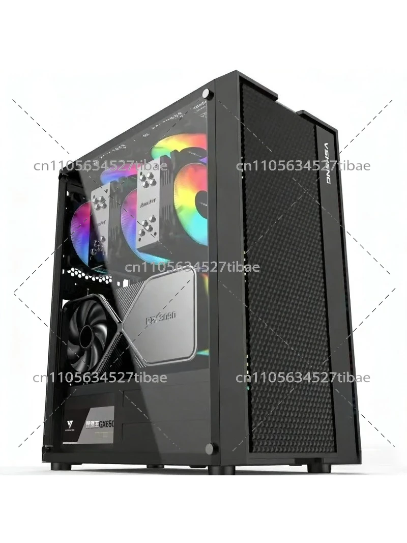 Black E-ATX Computer Case with - Pc Gaming High End review and price