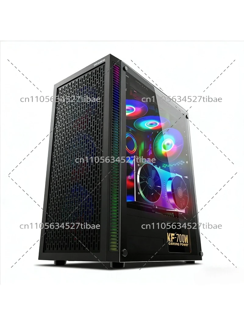 Black E-ATX Computer Case with - Pc Gaming High End review and price